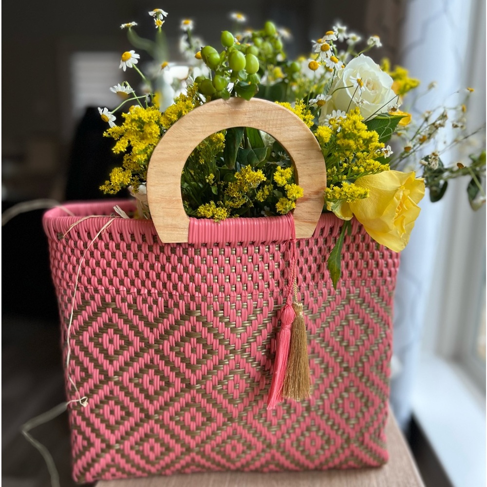 Beautifully handmade tote.
